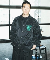Two face logo coach jacket