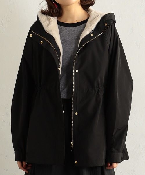 FOUND GOOD（ファウンドグッド）の「ハッスイ3WAYマンパ（その他アウター・レディース・グリーン系8/アイボリー/ブラック/ベージュ・M/S/L）」の9枚目の写真