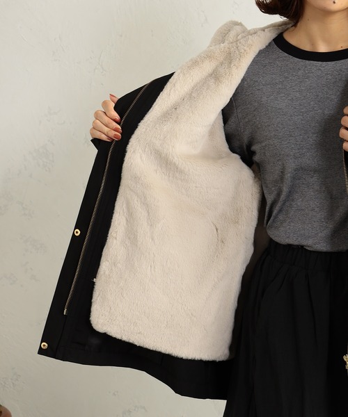 FOUND GOOD（ファウンドグッド）の「ハッスイ3WAYマンパ（その他アウター・レディース・グリーン系8/アイボリー/ブラック/ベージュ・M/S/L）」の10枚目の写真