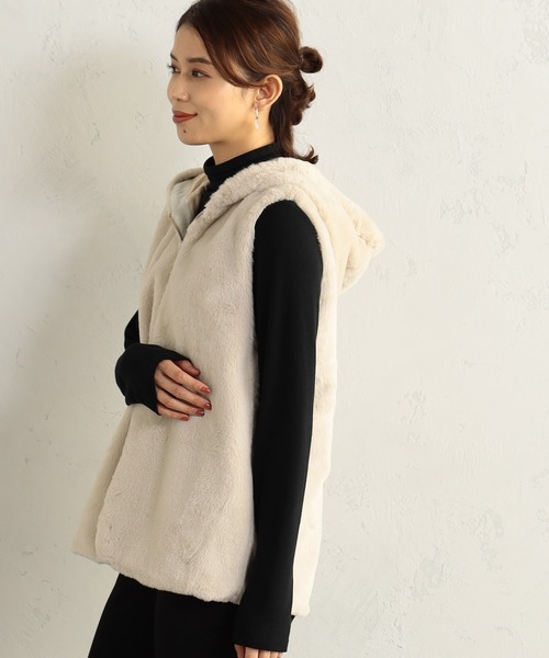 FOUND GOOD（ファウンドグッド）の「ハッスイ3WAYマンパ（その他アウター・レディース・グリーン系8/アイボリー/ブラック/ベージュ・M/S/L）」の15枚目の写真