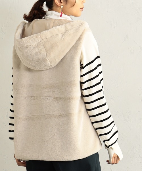 FOUND GOOD（ファウンドグッド）の「ハッスイ3WAYマンパ（その他アウター・レディース・グリーン系8/アイボリー/ブラック/ベージュ・M/S/L）」の8枚目の写真