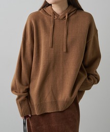 PUAL CE CIN | ハンドウォッシャブルニットパーカー(ニット/セーター)
