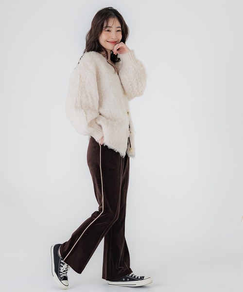 【6/30まで出品】rihka モヘアニット tan rihka リーカ モヘアニット tan タン