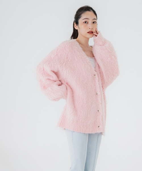 beauty&youth 高級モヘヤカーディガン M セーター ニット ETRE TOKYO Vネックモヘヤニットカーディガン | FLICKA ASHIYA