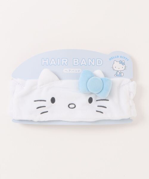 1363 ハローキティヘアクリック&ヘアバンド サンリオ ヒョウ柄 ハローキティ フェイスヘアバンド Sanrio