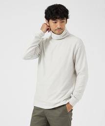 ABAHOUSE GRAY（アバハウスグレイ）の「【起毛スムース】パウダーストレッチ タートルネック カットソー（Tシャツ/カットソー・メンズ）」