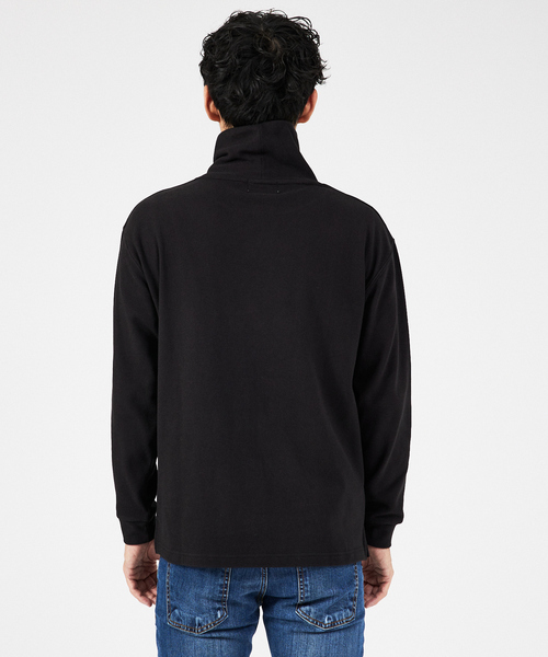 ABAHOUSE GRAY（アバハウスグレイ）の「【起毛スムース】パウダーストレッチ タートルネック カットソー（Tシャツ/カットソー・メンズ・ホワイト/チャコールグレー/ブラック/グレイッシュベージュ/モカ・48/46）」の8枚目の写真