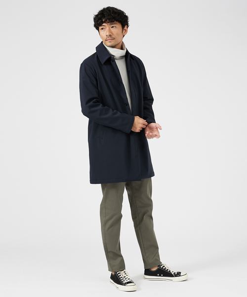 ABAHOUSE GRAY（アバハウスグレイ）の「【起毛スムース】パウダーストレッチ タートルネック カットソー（Tシャツ/カットソー・メンズ・ホワイト/チャコールグレー/ブラック/グレイッシュベージュ/モカ・48/46）」の20枚目の写真