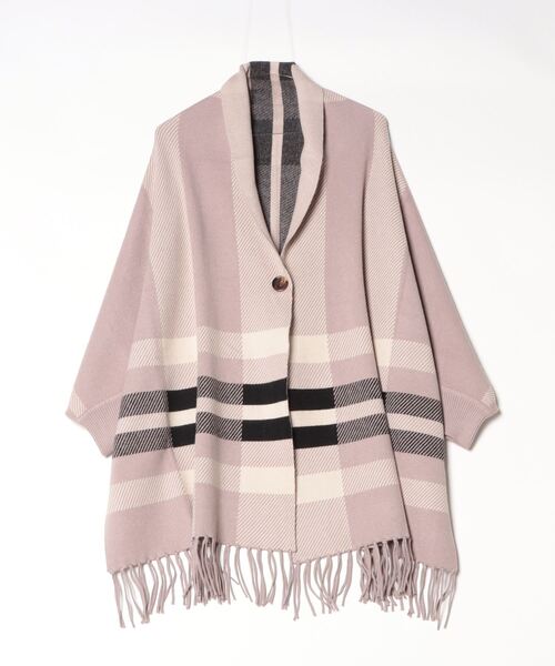 BURBERRY ポンチョ フーディー ニットカーディガン BURBERRY ポンチョ フーディー ニットカーディガン BURBERRY ポンチョ