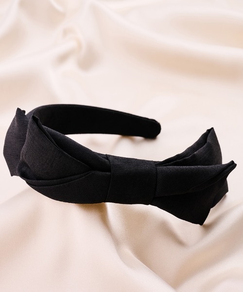 ハンドメイド大人リボンカチューシャ