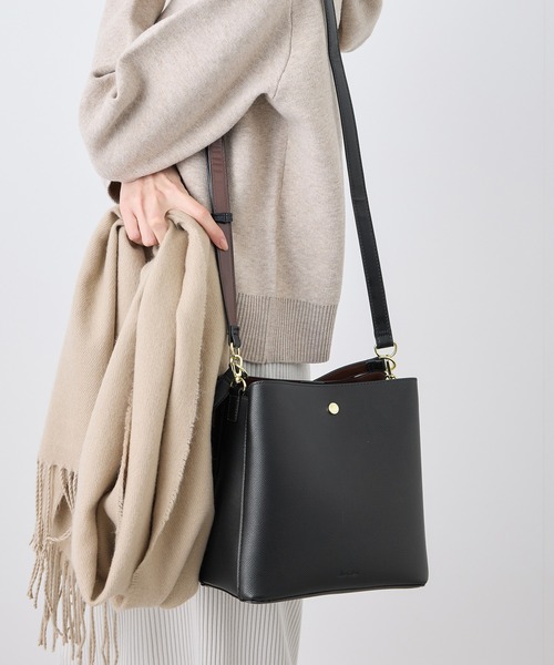 ROPE' PICNIC(ロペピクニック)の「【LegatoLargo/レガートラルゴ】たすかるっかばん2WAYトートバッグ(ショルダーバッグ・レディース・ブラック/ベージュ/グリーン・FREE)」の2枚目の写真