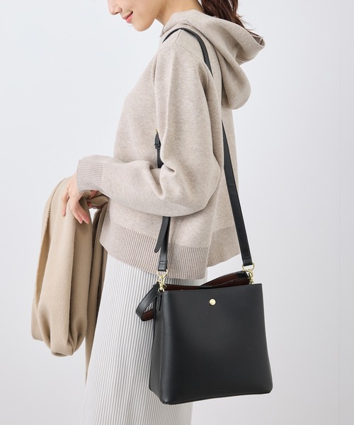 ROPE' PICNIC(ロペピクニック)の「【LegatoLargo/レガートラルゴ】たすかるっかばん2WAYトートバッグ(ショルダーバッグ・レディース・ブラック/ベージュ/グリーン・FREE)」の16枚目の写真