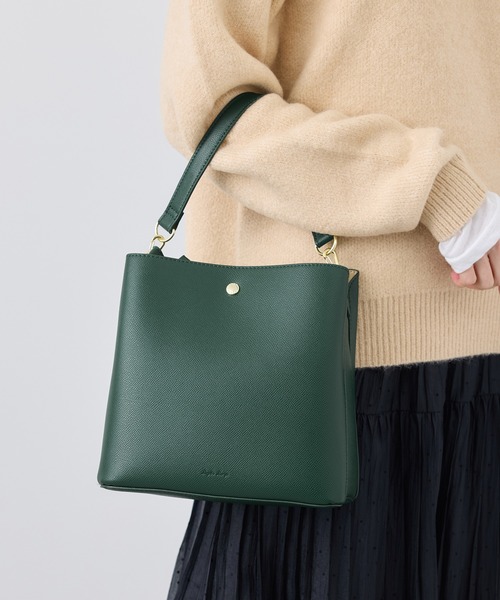 ROPE' PICNIC(ロペピクニック)の「【LegatoLargo/レガートラルゴ】たすかるっかばん2WAYトートバッグ(ショルダーバッグ・レディース・ブラック/ベージュ/グリーン・FREE)」の10枚目の写真