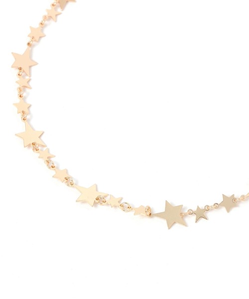 LOWRYS FARM（ローリーズファーム）の「スターネックレス（ネックレス・レディース・グレー/ベージュ・FREE）」の2枚目の写真