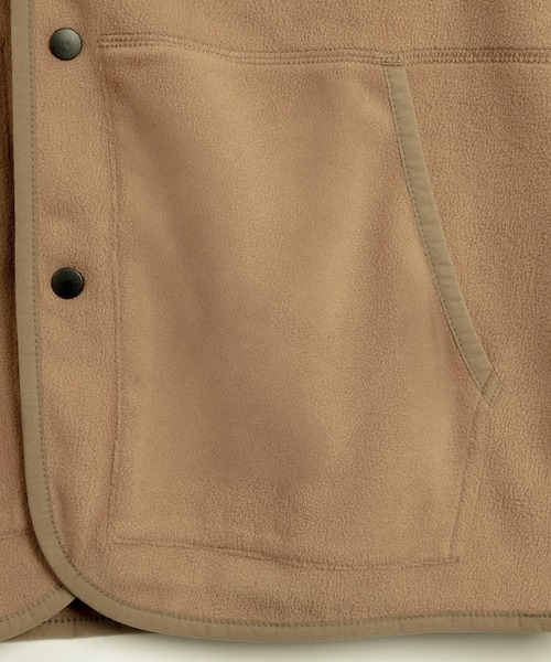 Fleece pocket cardigan（カーディガン/ボレロ）｜S'more（スモア）