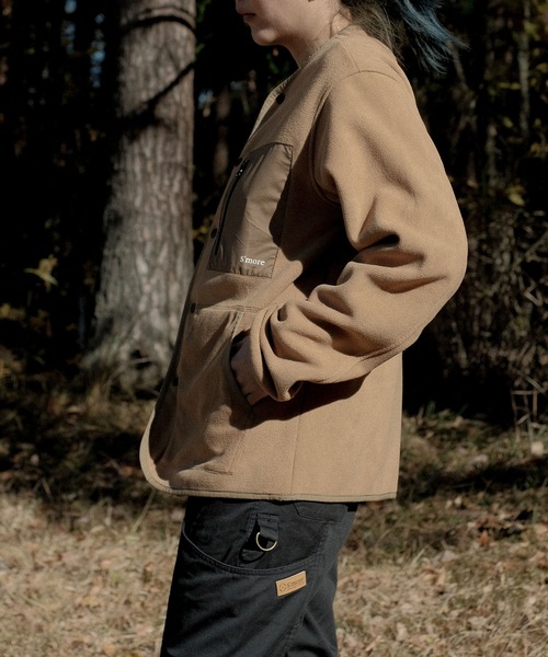 Fleece pocket cardigan（カーディガン/ボレロ）｜S'more（スモア）