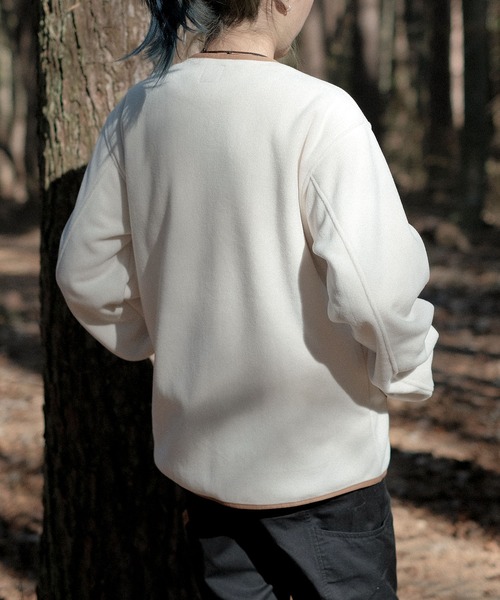 Fleece pocket cardigan（カーディガン/ボレロ）｜S'more（スモア）