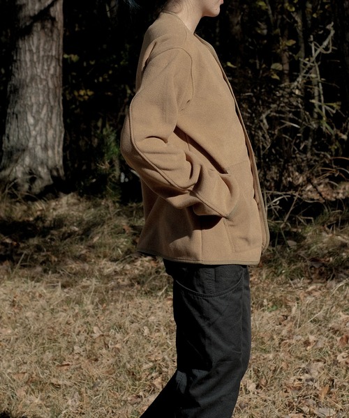 Fleece pocket cardigan（カーディガン/ボレロ）｜S'more（スモア）
