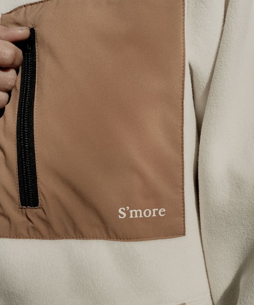 Fleece pocket cardigan（カーディガン/ボレロ）｜S'more（スモア）