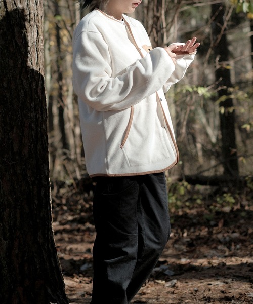 Fleece pocket cardigan（カーディガン/ボレロ）｜S'more（スモア）