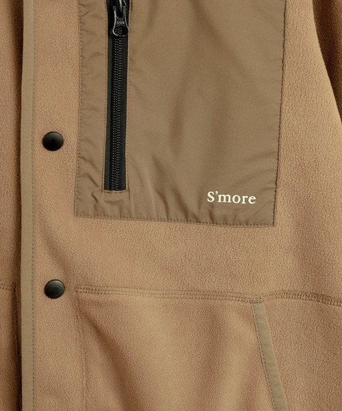 Fleece pocket cardigan（カーディガン/ボレロ）｜S'more（スモア）