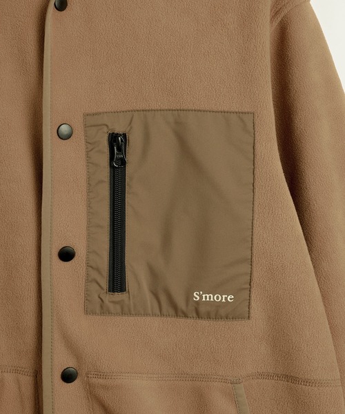 Fleece pocket cardigan（カーディガン/ボレロ）｜S'more（スモア）