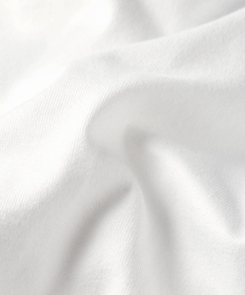 G-STAR（ジースター）の「OUTDOOR WOVEN POCKET LOOSE T-SHIRT/異素材ミックスオーバーサイズロングスリーブTシャツ（Tシャツ/カットソー・メンズ・ホワイト/ダークブラック・SMALL/MEDIUM/LARGE/X-LARGE/XX-LARGE/X-SMALL）」の9枚目の写真