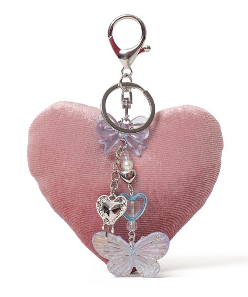 WEGO（ウィゴー）の「WEGO/ベロアハートキーホルダー（キーホルダー・レディース・ピンク/パープル/サックスブルー・FREE）」の8枚目の写真