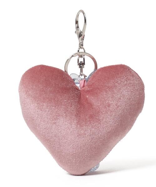 WEGO（ウィゴー）の「WEGO/ベロアハートキーホルダー（キーホルダー・レディース・ピンク/パープル/サックスブルー・FREE）」の9枚目の写真