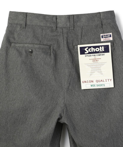 Schott TC DOUBLE ティーシー 2タック ショーツ新品 Schott/ショット/TC DOUBLE PLEATED SHORTS/ティーシー 2タック