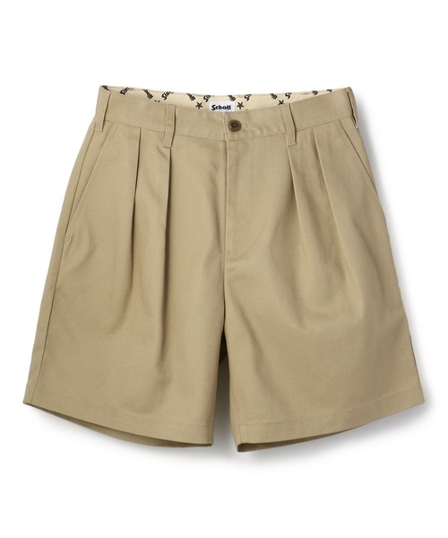 Schott/TC DOUBLE PLEATED SHORTS/ショーツ Schott/ショット/TC DOUBLE PLEATED SHORTS/ティーシー 2タック