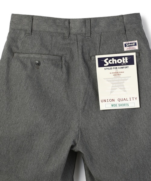 Schott/ショット/TC DOUBLE PLEATED SHORTS/ティーシー 2タック