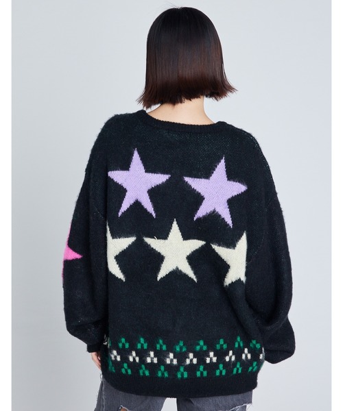 ニット+セーター little sunny bite - Little sunny bite stripe knit top セール】【Little Sunny Bite】star knit top（ニット/セーター