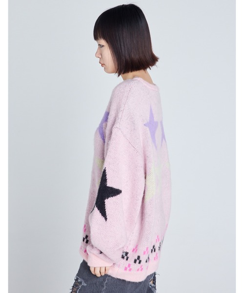 セール】【Little Sunny Bite】star knit top（ニット/セーター