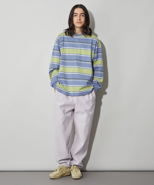 CITEN(シテン)の「<CITEN>ヘビーウエイトランダムボーダーT(Tシャツ/カットソー・メンズ・ライトブルー/ネイビー/ブラック・L/M)」の11枚目の写真