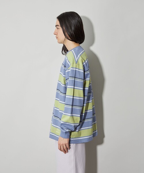 CITEN(シテン)の「<CITEN>ヘビーウエイトランダムボーダーT(Tシャツ/カットソー・メンズ・ライトブルー/ネイビー/ブラック・L/M)」の17枚目の写真