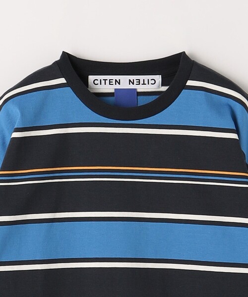 CITEN(シテン)の「<CITEN>ヘビーウエイトランダムボーダーT(Tシャツ/カットソー・メンズ・ライトブルー/ネイビー/ブラック・L/M)」の21枚目の写真