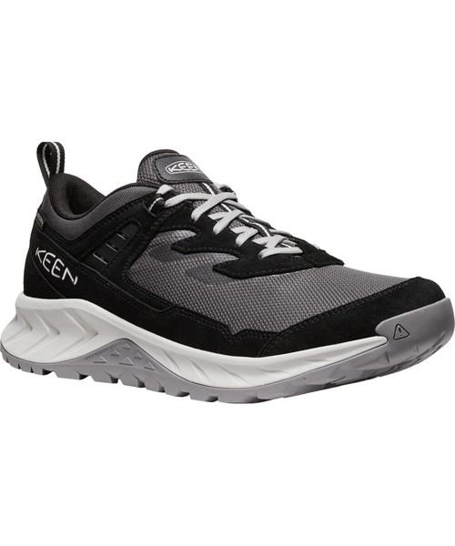 KEEN(キーン)の「HIGHTRAIL WP / ハイトレイル ウォータープルーフ / メンズ トレッキングシューズ 防水(ブーツ・メンズ・ブラック・27cm/29cm/28.5cm/28cm/27.5cm/26.5cm/26cm/25.5cm/25cm/30cm)」の2枚目の写真