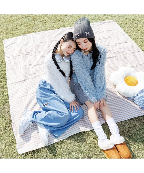 algy（アルジー）の「タックボリュームワイドデニムパンツ（デニムパンツ・キッズ・サックスブルー/グレー・XX-SMALL/X-SMALL/SMALL/MEDIUM）」の12枚目の写真