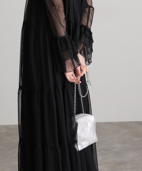 シャイニーPUレザー結婚式お呼ばれオケージョン同窓会（ショルダー