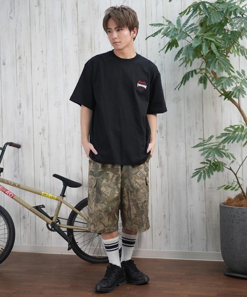 セール】【ムラサキスポーツ限定】THRASHER/スラッシャー 半袖T