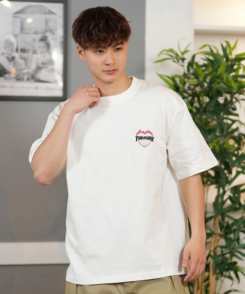 ムラサキスポーツ限定】THRASHER/スラッシャー 半袖Tシャツ/半袖