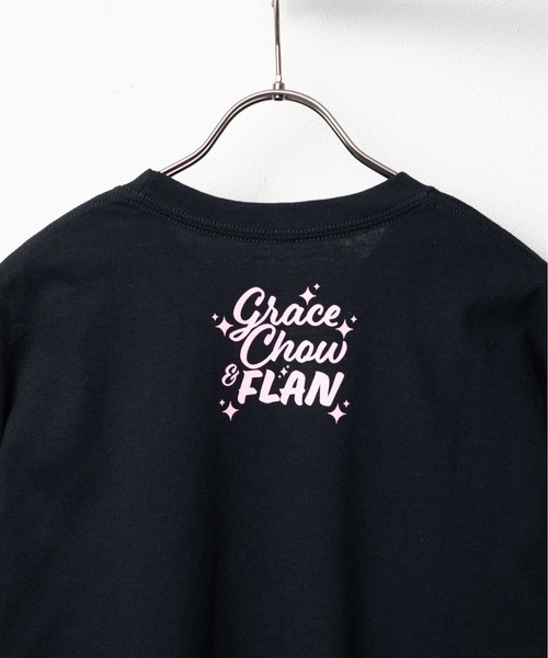 sunny branch(サニーブランチ)の「★GRACE CHOW FLAN★ L/S ケーキプリントTシャツ(Tシャツ/カットソー・レディース・ブラック/ベージュ・LARGE/X-LARGE)」の5枚目の写真