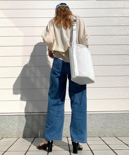 Q（キュー）の「ドルマンリブブラウス（シャツ/ブラウス・レディース・オリーブ/アイボリー/ブラック/ラベンダー・MEDIUM）」の13枚目の写真