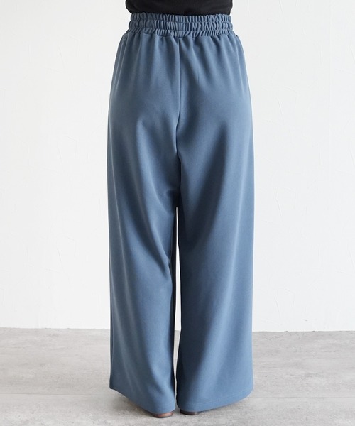 reca(レカ)の「カットジョーゼットPN/ウエストドロスト(その他パンツ・レディース・ブラック/グレイッシュブルー・M)」の5枚目の写真