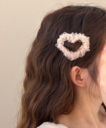 Lace Ladies(レースレディース)のオーガンジー ハート モチーフ ヘア スリーピン(ヘアピン)