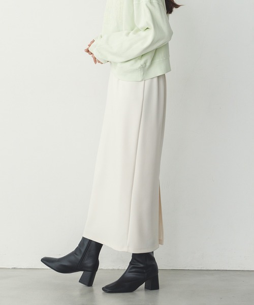 hunch(ハンチ)の「シアーポンチ レイヤードスカートセット(スカート・レディース・ベージュ/グレイッシュブルー/ブラック・FREE)」の16枚目の写真