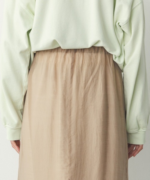 hunch(ハンチ)の「シアーポンチ レイヤードスカートセット(スカート・レディース・ベージュ/グレイッシュブルー/ブラック・FREE)」の13枚目の写真