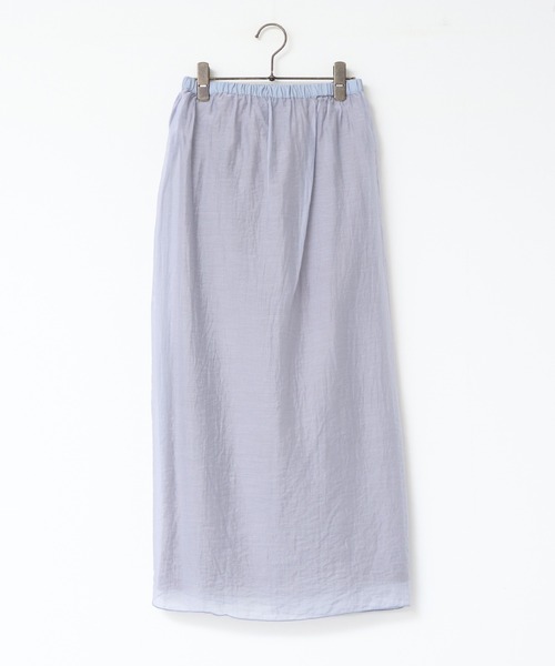 hunch（ハンチ）の「シアーポンチ レイヤードスカートセット（スカート・レディース・ベージュ/グレイッシュブルー/ブラック・FREE）」の10枚目の写真