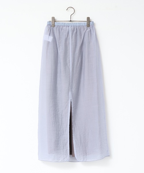 hunch（ハンチ）の「シアーポンチ レイヤードスカートセット（スカート・レディース・ベージュ/グレイッシュブルー/ブラック・FREE）」の12枚目の写真